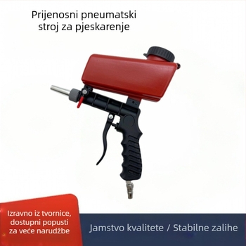 Pneumatska prijenosna ručna pištolj za pjeskarenje za uklanjanje hrđe, ulja i nečistoća; Shengjia Sandblasting gun serija