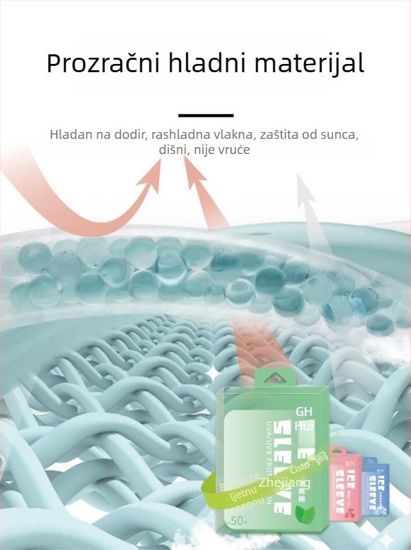 UV zaštitni rukavi za vanjske sportove, jednobojni, najlon, unisex, za biciklizam i druge aktivnosti na otvorenom