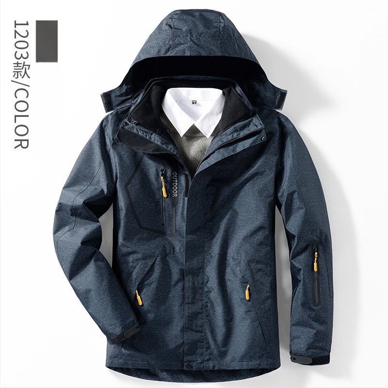 3-u-1 vanjski jaket set, flis podstava, debeli, s odvojivim vanjskim slojem, poliester 95%+