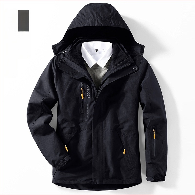 3-u-1 vanjski jaket set, flis podstava, debeli, s odvojivim vanjskim slojem, poliester 95%+