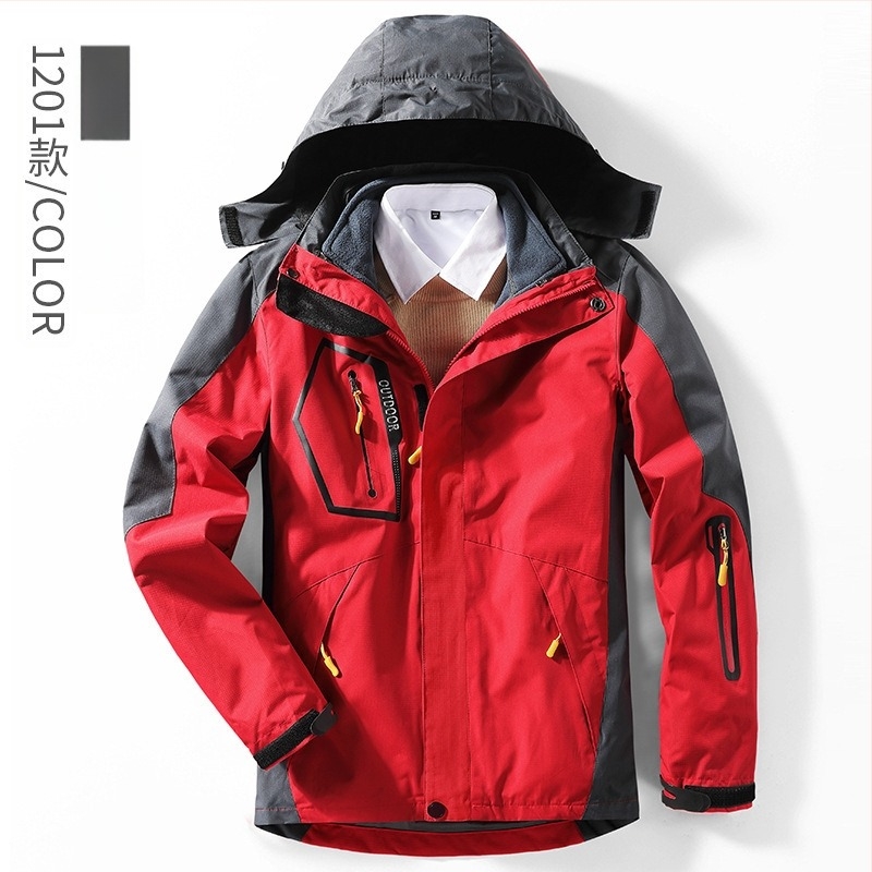 3-u-1 vanjski jaket set, flis podstava, debeli, s odvojivim vanjskim slojem, poliester 95%+