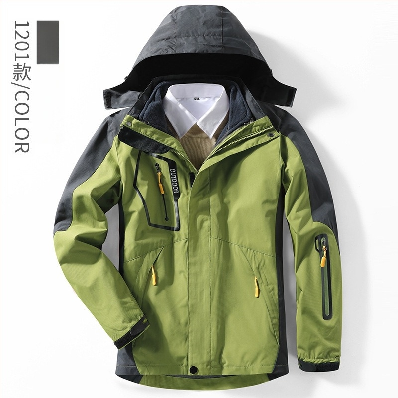 3-u-1 vanjski jaket set, flis podstava, debeli, s odvojivim vanjskim slojem, poliester 95%+