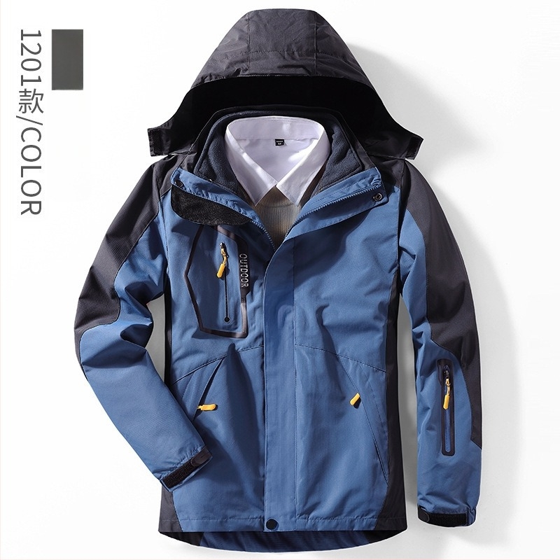 3-u-1 vanjski jaket set, flis podstava, debeli, s odvojivim vanjskim slojem, poliester 95%+