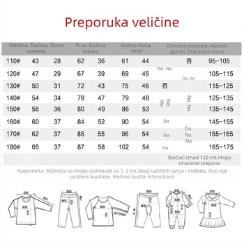 Dječji set termalnog rublja za godinu zmije, za 12-godišnjake, crveno, s flisom iznutra, debeli, gornji dio i donje hlače