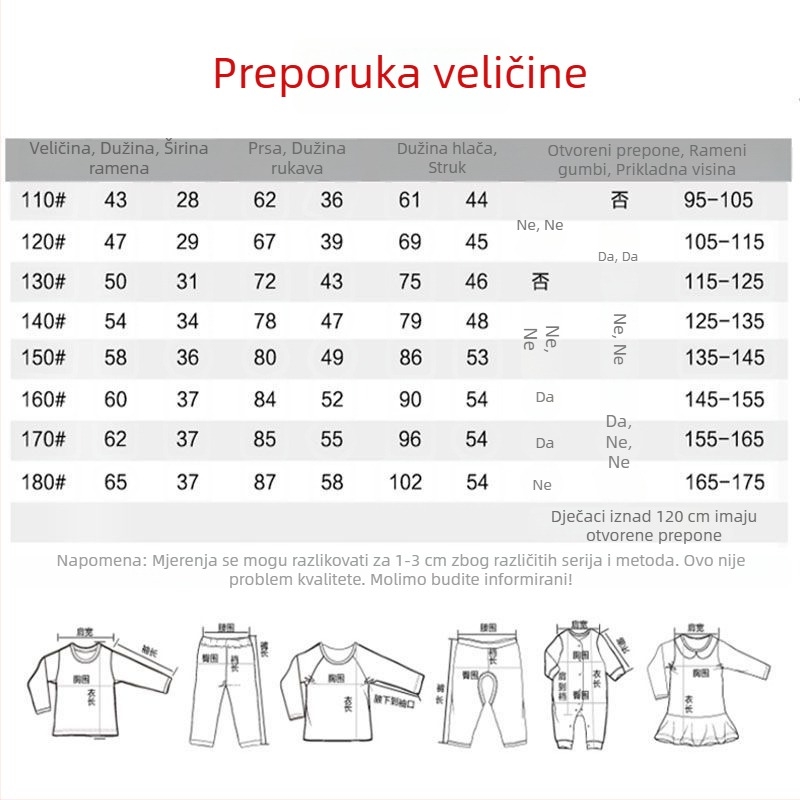 Dječji set termalnog rublja za godinu zmije, za 12-godišnjake, crveno, s flisom iznutra, debeli, gornji dio i donje hlače