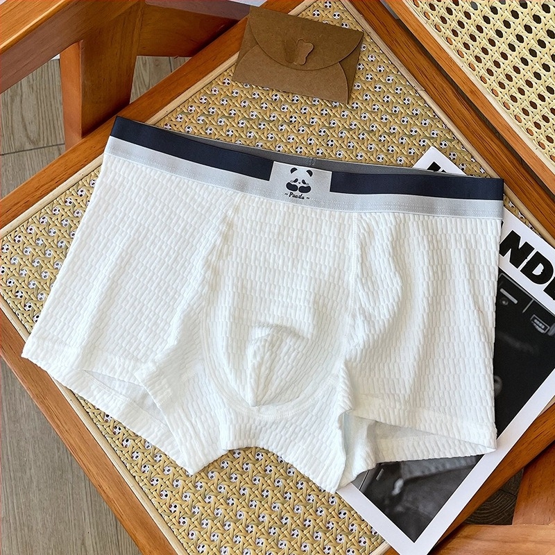 3-pack muških bokserica od pamuka, prozračnih, antibakterijskih, srednje visine struka
