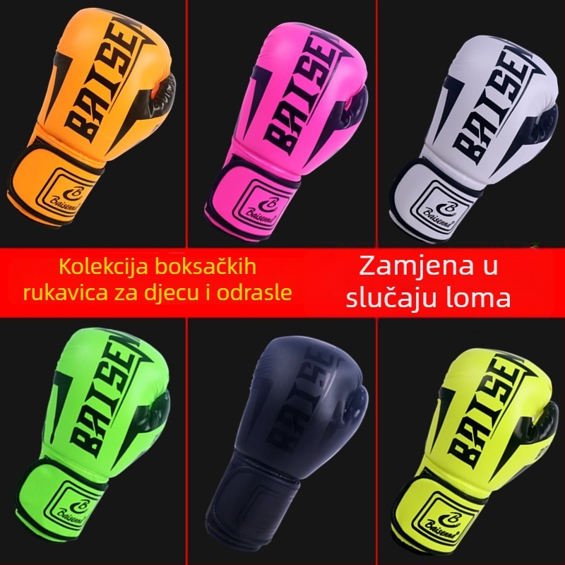Profesionalni komplet rukavica za trening boksa Muay Thai i Sanda – rukavice za muškarce, žene i mladež