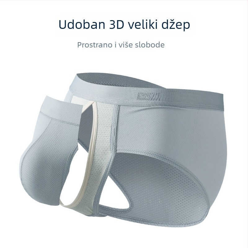Muške gaćice - prozračne, brzo se suše (Nylon 80-90%, podstava od viskoze u području prepona, srednji pojas)