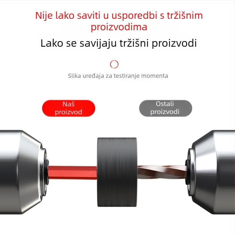 Set od 9 šestouglatih ključeva s kugličnim završetkom, unutarnje šesterokutne glave, čelik nikl-krom