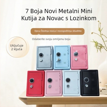 Prenosiva kasica s ključem – kutija za pohranu od kovanog krom-vanadijskog čelika, 1 komad, za kućnu uporabu