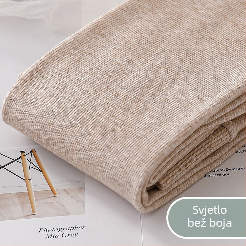 Pamuk All-in-One tajice-čarape, debeli, visoka elastičnost, uski kroj