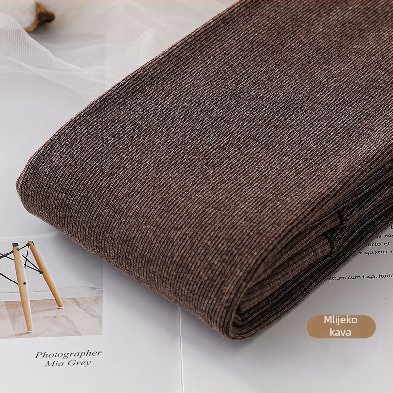 Pamuk All-in-One tajice-čarape, debeli, visoka elastičnost, uski kroj