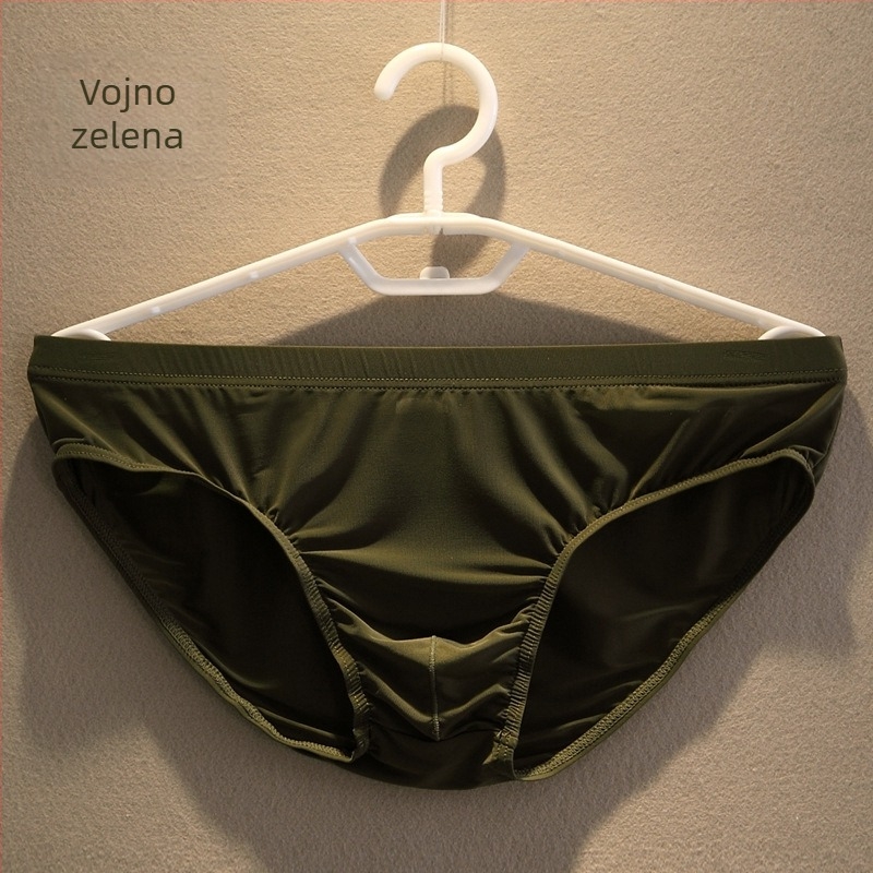 Muške bezšivne gaćice s U‑Convex, srednji pojas, prozračni najlon, glavni materijal 84,7%