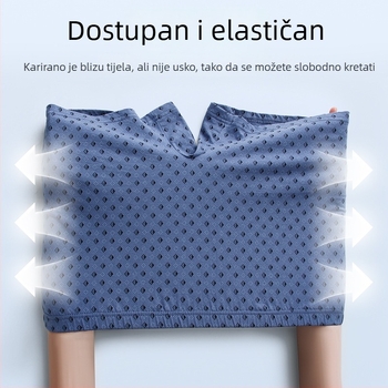 Muške dišuće pamučne bokserice s visokim strukom, labavi kroj, pogodne za sve sezone