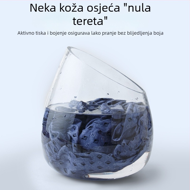 Muške dišuće pamučne bokserice s visokim strukom, labavi kroj, pogodne za sve sezone
