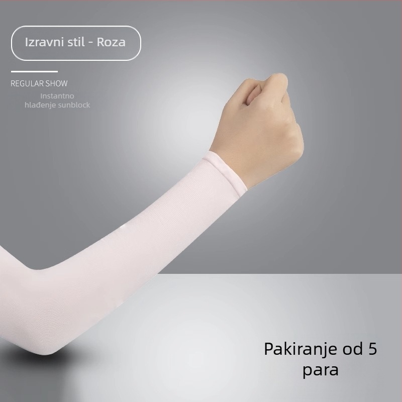 Muški rukav za nadlakticu – Ice Silk, UV zaštita, ljeto, vožnja i vožnja biciklom, zaštita lakta