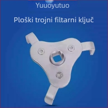 Prilagodljivi ključ za filter ulja – alat za demontažu i montažu, univerzalno uklanjanje remena i lanca (Cr-V, Yutuo)