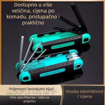 Set unutarnjih šesterokutnih ključeva – Chromium Vanadium Alloy Steel, unutarnji šesterokut, Brend: Other