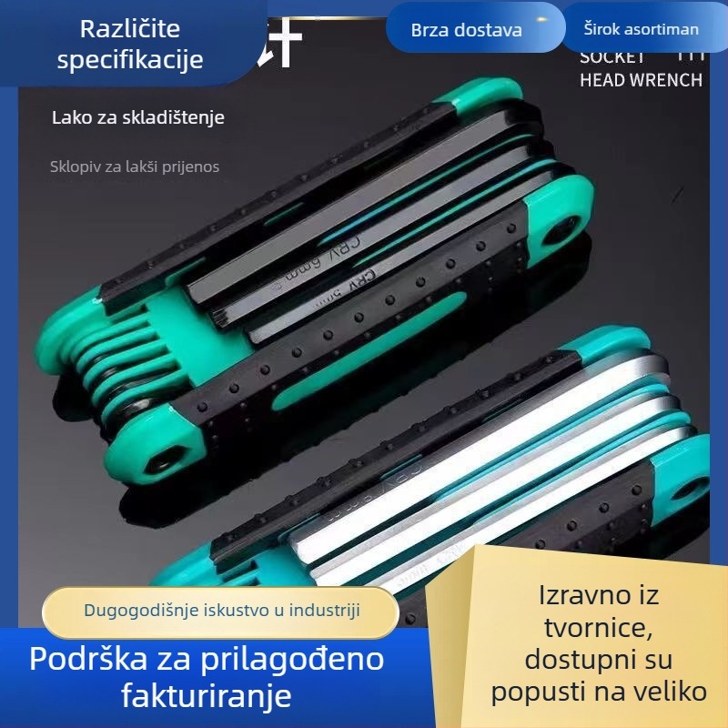 Set unutarnjih šesterokutnih ključeva – Chromium Vanadium Alloy Steel, unutarnji šesterokut, Brend: Other