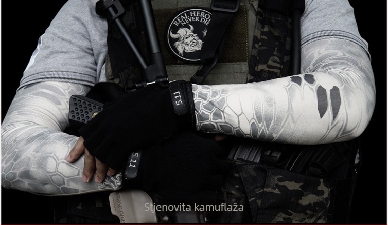 Chief Outdoor Arm Sleeves s Python uzorkom – UV zaštita, Ice Silk materijal, Spandex/Lycra, ispis logotipa, prilagodba