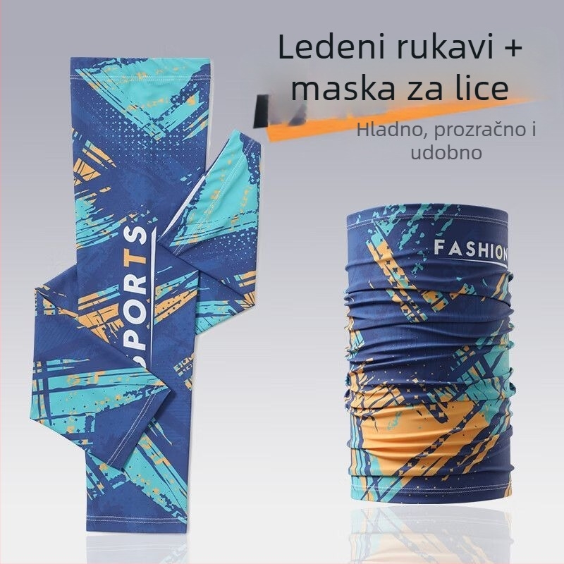 Rukavne navlake s Ice Silk za ljeto, UV zaštita, pogodne za ribolov, vožnju biciklom i vožnju automobilom; poliester preko 96%