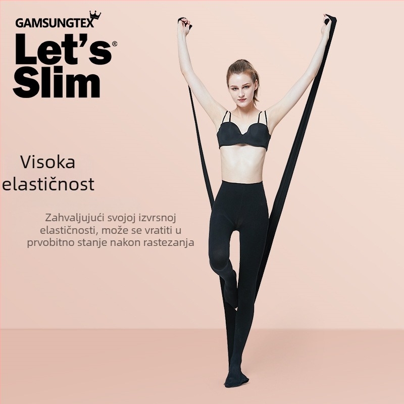 Pantyhose - Najlon 82% + Spandeks 18%, debele, topli, jednobojno