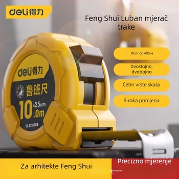 Lubanov mjerni alat za drvenarstvo – mjeračka traka Yin-Yang Feng Shui, autentičan visoko precizan debeli model