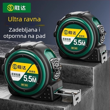 Čelična mjerna vrpca visoke preciznosti, debela i tvrda, otporna na padove, za kućnu upotrebu, SD marka, mogućnost prilagodbe