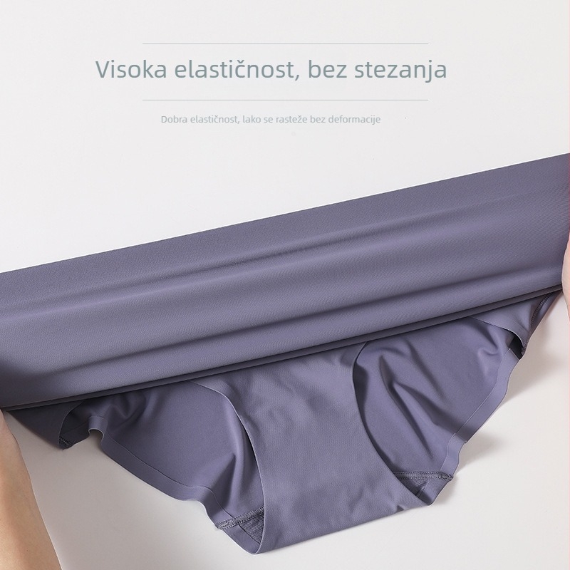Ženske gaćice od Ice Silk s visokim strukom, podizanje bokova, brzo sušeće, bez vidljivih linija ispod odjeće