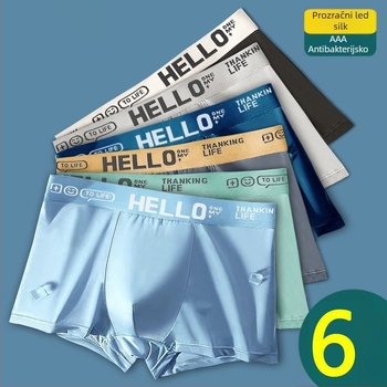 Muške bezšivne bokserice, brzo sušeće i prozračne, poliester 90–95%, srednja visina pojasa