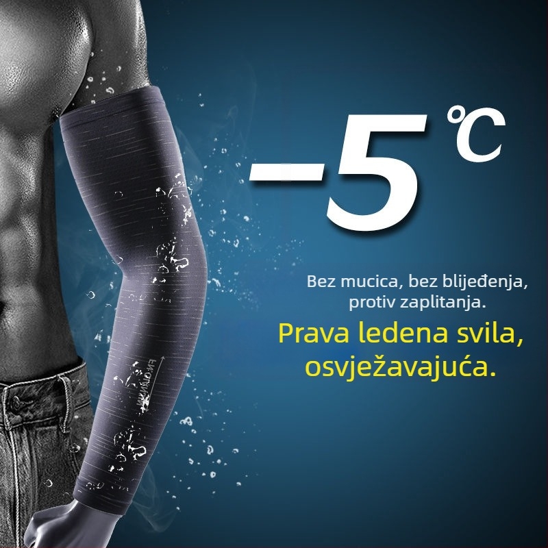Ice Silk UV rukavi za zaštitu od sunca za muškarce i žene, plus veličina, ljeto, za vanjsku vožnju biciklom i vožnju, brzo sušenje