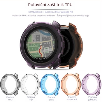 TPU zaštitni omotač za Polar Vantage V3 i Vantage M3; materijal: TPE/TPU; težina: 0,008 kg; pakiranje: biserne vrećice