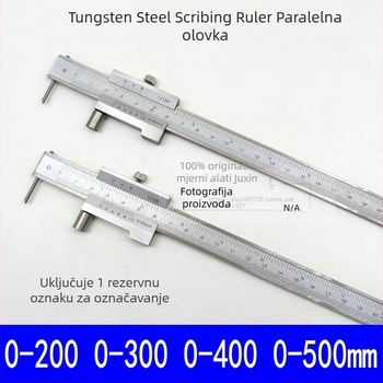 Vernier kaliper od karbidnog legura za paralelno graviranje, raspon 0-500 mm