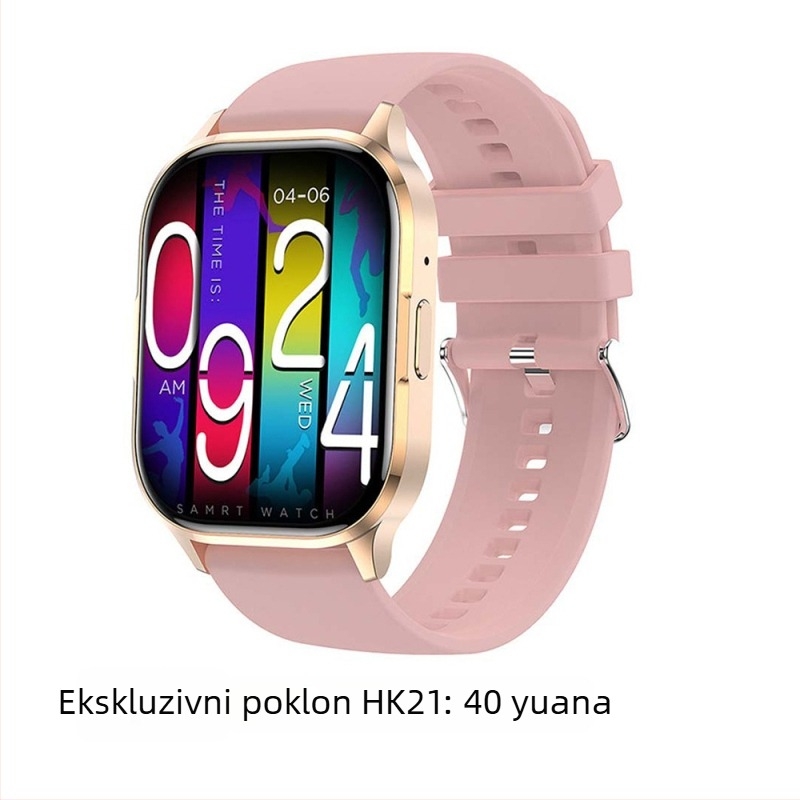 Pametni sat Bluetooth, mjerenje otkucaja srca, krvni tlak, SpO2 i praćenje sna.