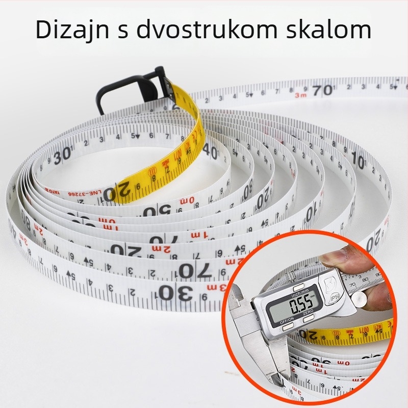 Shengda mjerni traka s vlaknastim pravom, dvostrana, mekša