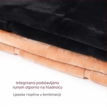 Ženske najlon čarape s visokim strukom, boja kože, debele, za plus veličine