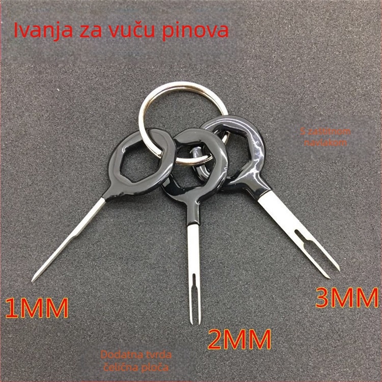 Alat za vađenje pinova automobinskog konektora – metalni, opća namjena (Metalni; Opća namjena)