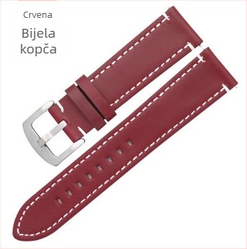 Narukvica za sat od prave kože s uljem-vosk završnim premazom, spremna za Huawei pametni sat, brend Xin Starting Point, porijeklo Guangdong, proljeće 2025, casual stil