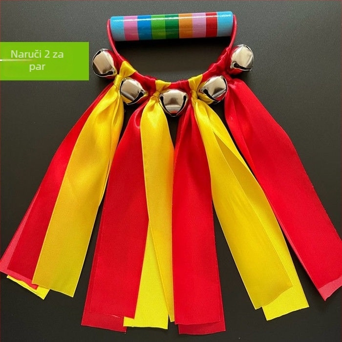 Dječji ručni zvončić za jutarnje vježbe u vrtiću – Marka: Druga; Zaliha: Na skladištu; Dobna skupina: Djeca; Godina: Druga