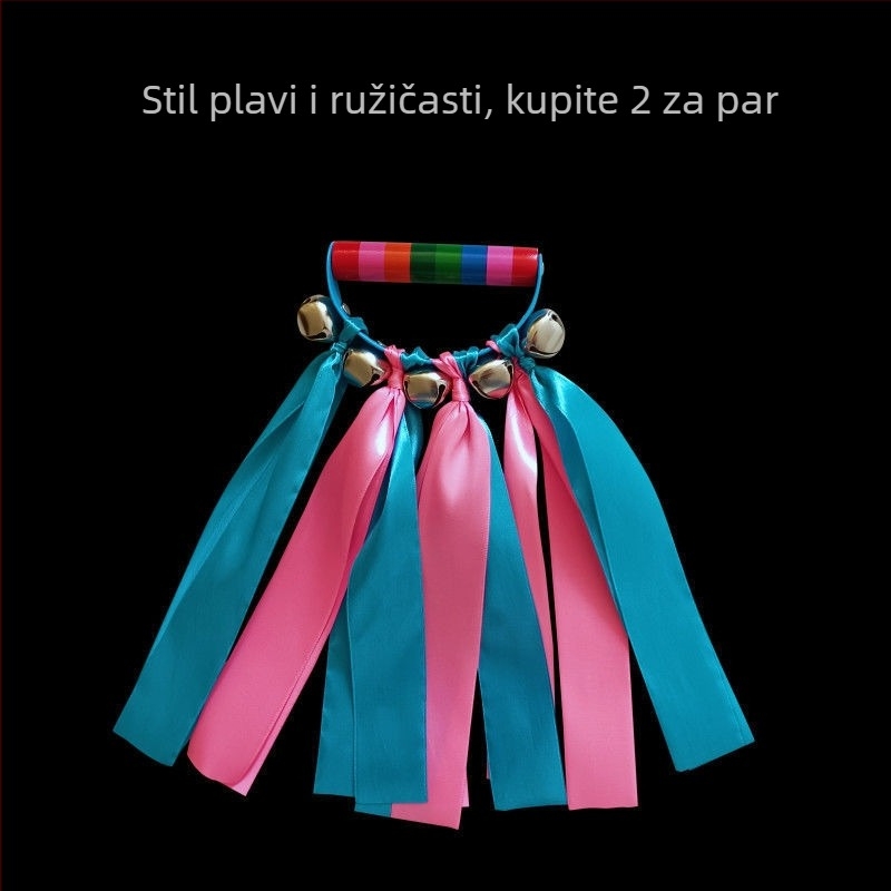 Dječji ručni zvončić za jutarnje vježbe u vrtiću – Marka: Druga; Zaliha: Na skladištu; Dobna skupina: Djeca; Godina: Druga