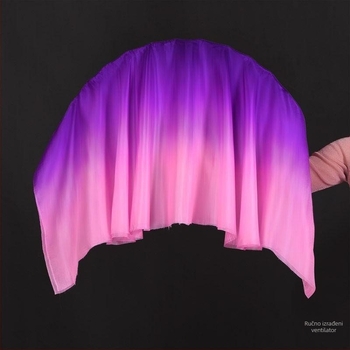 Plesni fan od imitacije svile, ručno držan, za ples u kineskom stilu, ljeto 2021 izdanje