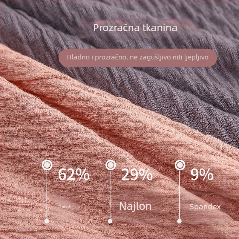 Plus veličine bešivne gaćice za oblikovanje tijela, udobne i prozračne, visokim strukom