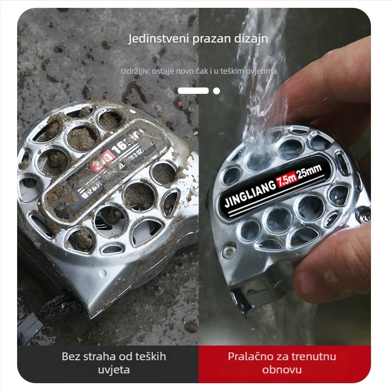 Nehrđajuća čelična mjeračka traka s šupljim dizajnom, vodootporna, otporna na padove, visoka preciznost, uz kućište