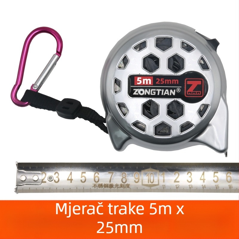 Nehrđajuća čelična mjeračka traka s šupljim dizajnom, vodootporna, otporna na padove, visoka preciznost, uz kućište