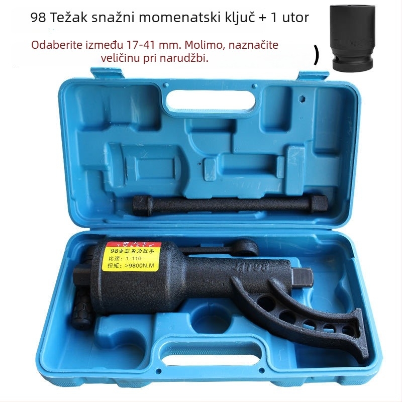 Treatise Ključ za gume kamiona – olakšava rad, teški, krom-vanadij čelik, alat za zamjenu guma