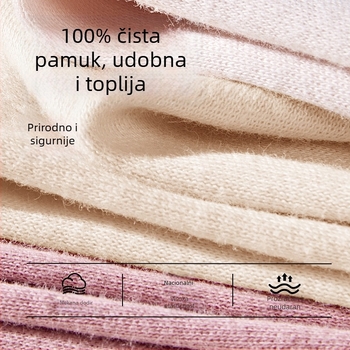 Ženske termo hlače od 100% pamuka, debele, jednoslojne, zadržavaju toplinu