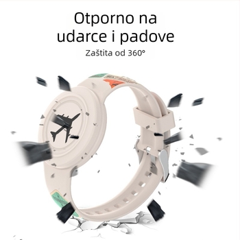 Silikonska vodootporna zaštita remena za Apple AirTag – slatka crtani dizajn, injekcijsko oblikovanje, serija Waterproof Strap Cover, model Waterproof Strap Cover