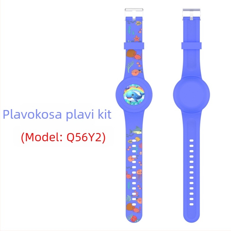 Silikonska vodootporna zaštita remena za Apple AirTag – slatka crtani dizajn, injekcijsko oblikovanje, serija Waterproof Strap Cover, model Waterproof Strap Cover