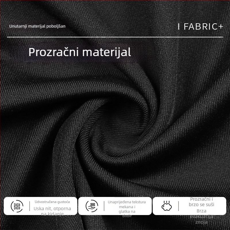 Muška ljetna vest za trčanje, prozračna, odvodi vlagu Milk Silk tkanina, 95% poliester