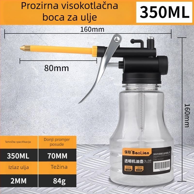 Guarantee Union Visokotlačni spremnik ulja s pištolom za ulje — ručno dopunjavanje